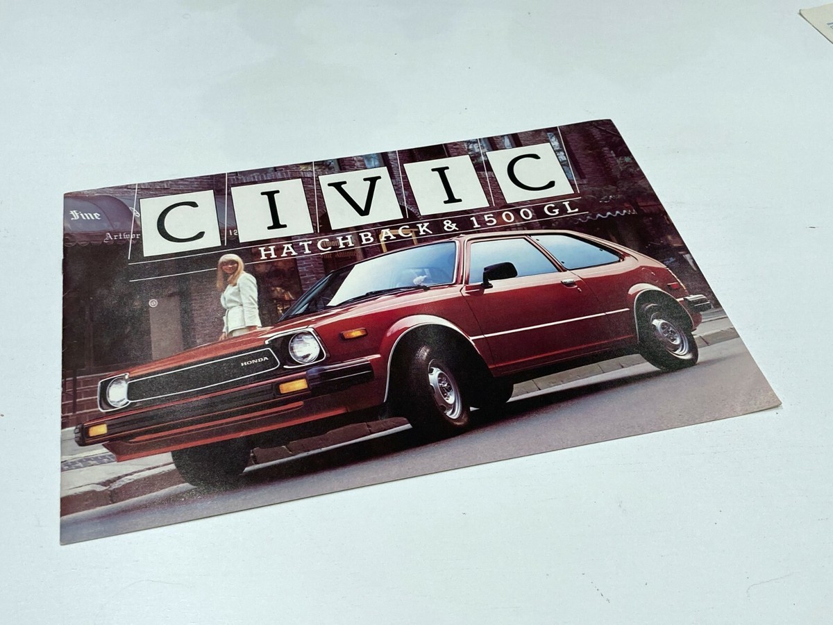 1980 Honda Civic Sedan & Hatchback Brochure | eBay