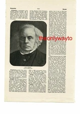 John Bright, Radical & Liberal Statesman, Book Illustration (Print), c1907