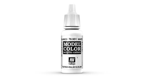 (VAL951) - AV Vallejo Model Color 17ml - White - Afbeelding 1 van 1