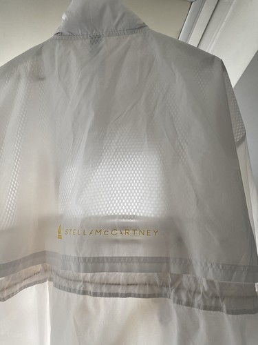 STELLA MCCARTNEY for Adidas Logo-print Shell Parka White Size S fits M RRP £200 - Picture 14 of 16