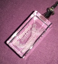 Golf Gift Keychain For Cleveland Fans Crystal Glass Laser Made