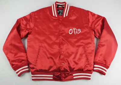 Green Day Otis Revolution Radio Button Up Satin Jacket Size Men's