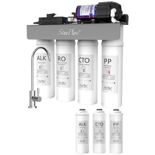 SimPure WP2-400G Alkaline pH+ RO Reverse Osmosis 6-Month Water Filter System
