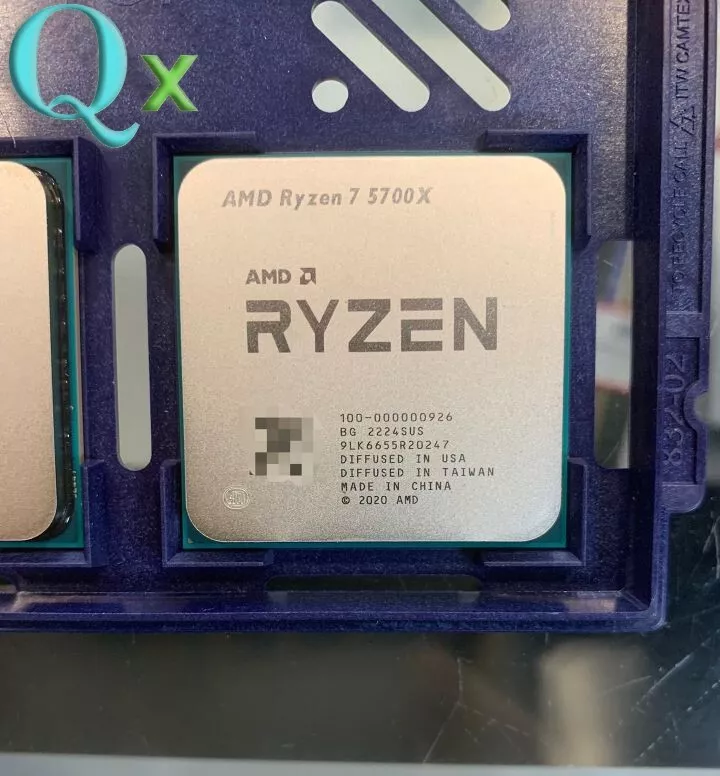 AMD Ryzen 7 5700X AM4 CPU Processor 65W 3.4 GHz up to 4.6GHz 8-Cores R7  5700X