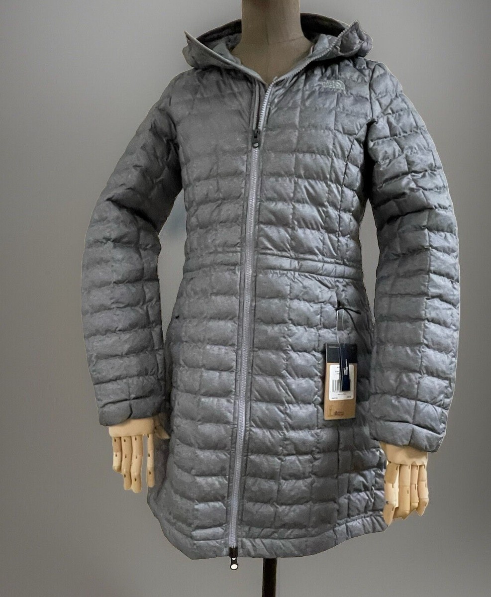 NWT Brand New THE NORTH FACE Women's ThermoBall Eco Insulated Hooded Parka  -Grey