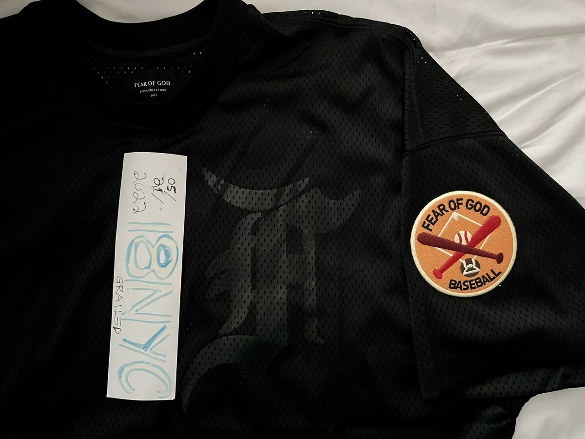New FEAR OF GOD Fifth Collection Dbl Black Batting Practice New FEAR OF GOD Fifth Collection Dbl Black Batting Practice