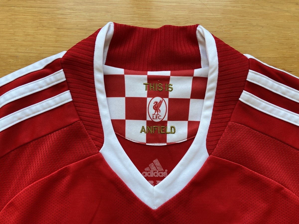 LIVERPOOL 2008 2010 HOME FOOTBALL SHIRT SOCCER JERSEY ADIDAS