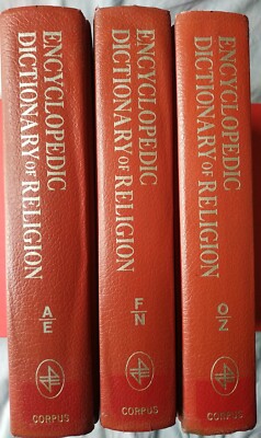 Encyclopedic Dictionary Of Religion, 3 Vols, Corpus Publications ed Meagher 1979