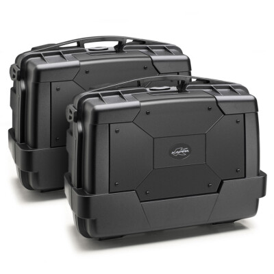 Paar Koffer Monokey KAPPA KGR33NN Garda Black Line Schwarz 66L