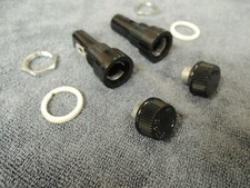 Lot of 2 NEW Panel-mount Fuse Holders for 3AG, AGC, ABC, MDL, and MDA fuses