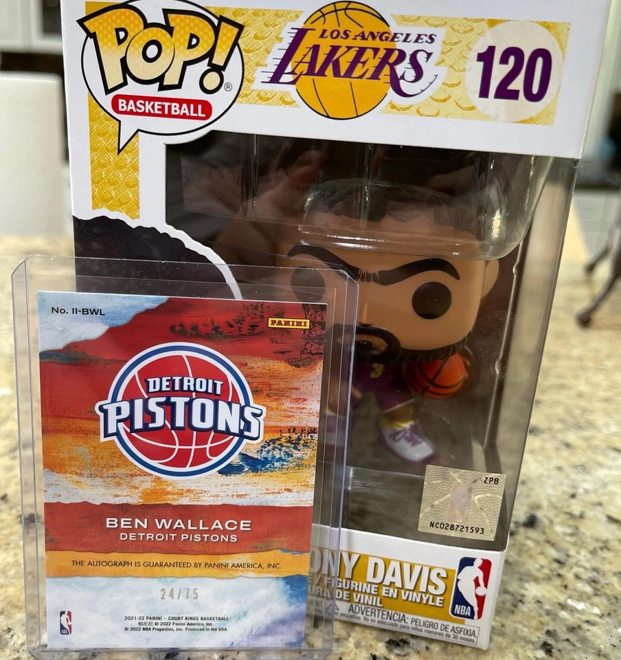 2021-22 Court Kings Ben Wallace Auto Impressionist Ink 24/75 Pistons Autograph - Image 2 of 2