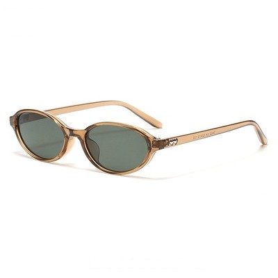 Fashion Small Frame Cat Eye Shades Female UV Resistant Oval Frame Stylish