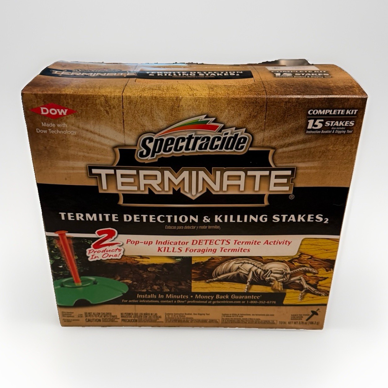 Spectracide HG-96115 7" Terminate Termite Killing & Detection Stakes (15 Count)