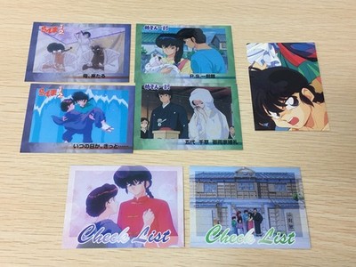 Ranma 1/2 Maison Ikkoku  Rumiko Takahashi Collection Card 7 set cards