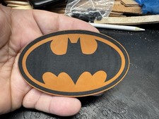 Made in USA Leatherettes Hat Patch Batman Symbol