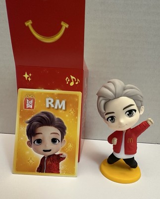 2025 McDonald s BTS TinyTAN RM Happy Meal Toy Figure + Card Encore Edition New