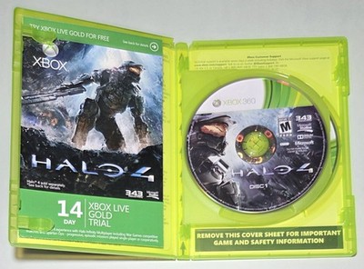 Halo 4 Xbox 360 Video Game TESTED 343 Industries Microsoft Studios 2012