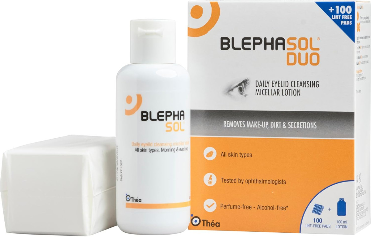 Thea Blephasol Duo: 100Ml & 100 Cotton Pads - Blepharitis - 1 - Image 5