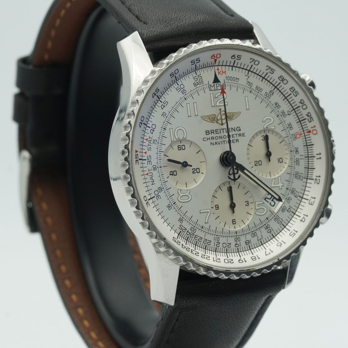 Breitling Old Navitimer Automatic A23322 44mm Ste… - image 2