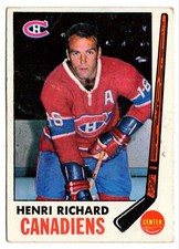 1969-70 Topps Henri Richard Montreal Canadiens #11