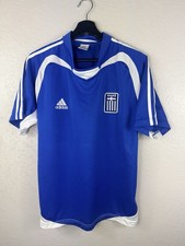 Vintage Adidas Greece Jersey Blue Home Jersey 2004 Men’s Size M