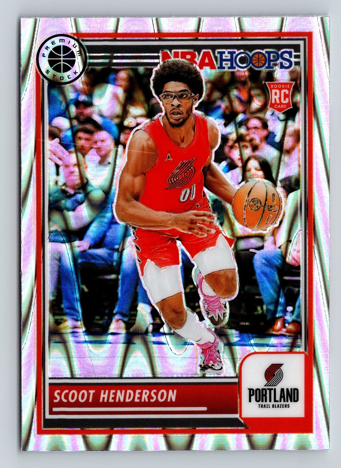 2023-24 Hoops Premium Stock #137 Scoot Henderson Ice Prizm