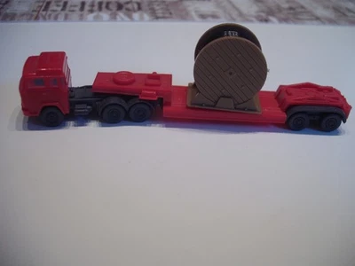 Wiking Magirus Tieflader Sattelzug mit Ladung Neutral Rot Spur N 1:160 ohne OVP - Bild 1 von 3