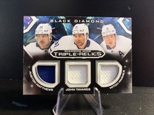 2023-24 Diamond Mine Triple Relics Auston Matthews John Tavares Mitch Marner