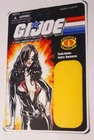 GI JOE CUSTOM COBRA BARONESS CARDBACK Action Figure File Card MOC CARD BACK