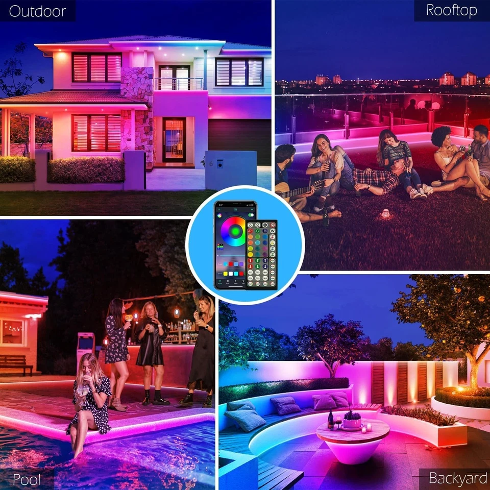 Music Sync RGB LED Strip Lights for Outdoor Parties - Image 4 of 4