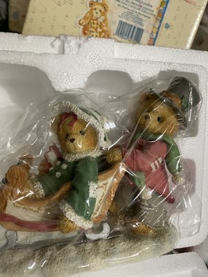 Cherished Teddies Christmas Bears Special Event Winter Wonderland VTG 96 Cat Exc