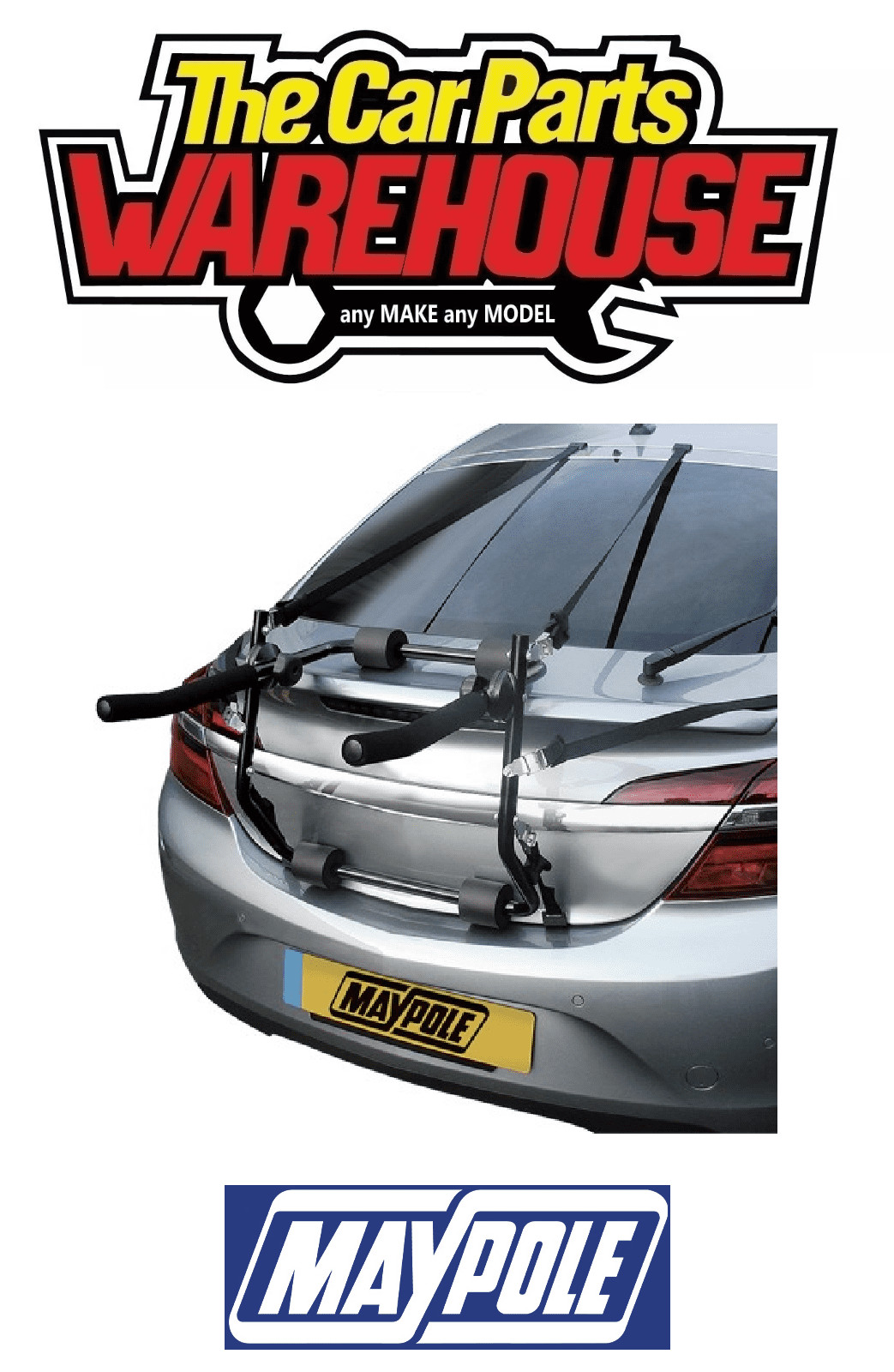 Maypole BC2060 2 Bike Rear Mounted Bike Carrier