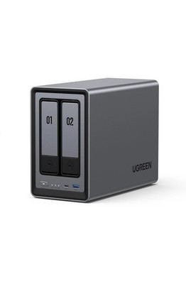 UGREEN NAS DXP2800 2-Bay, Ideal for Content Creators and DXP2800,2-Bay, Grey