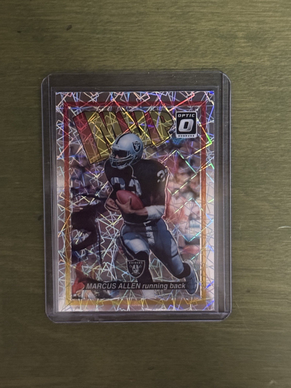 Marcus Allen Panini Donruss Optic MVP #20 Base
