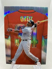 2025 Panini Crusade David Ortiz Numbers Silver Prizm #19 Red Sox