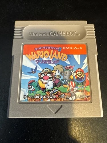 Authentic Nintendo Game Boy Wario Land 1 Japan NTSC-J Cleaned / Tested US Seller