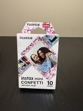 Fuji Film Mini Confetti Instax Film Multicolored 10 Sheets 2024-08 EXPIRED