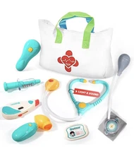 Doctor Kit for Toddlers 3-5 - Preschool Pretend Play Medical Kit with Stethos