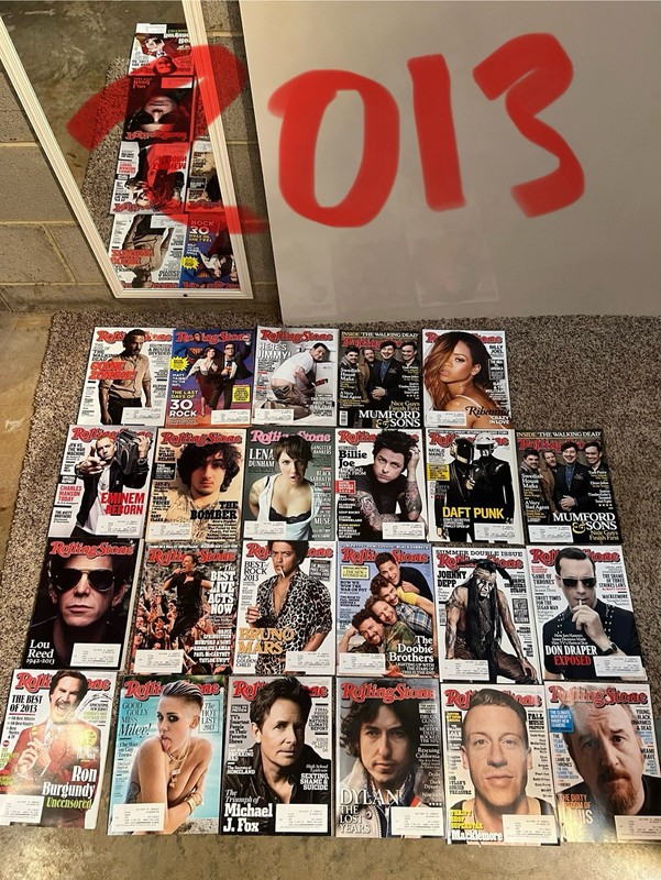 Lot Of 23 Vintage Rolling Stone Magazines From 2013 Like New Condition