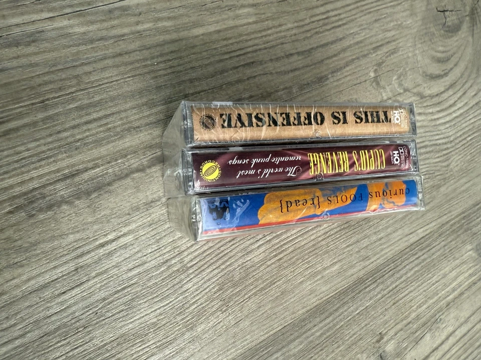 3 Cassette Tape Sale curious fools, cupids revenge, this is offensive. BRAND NEW - Image 2 of 3