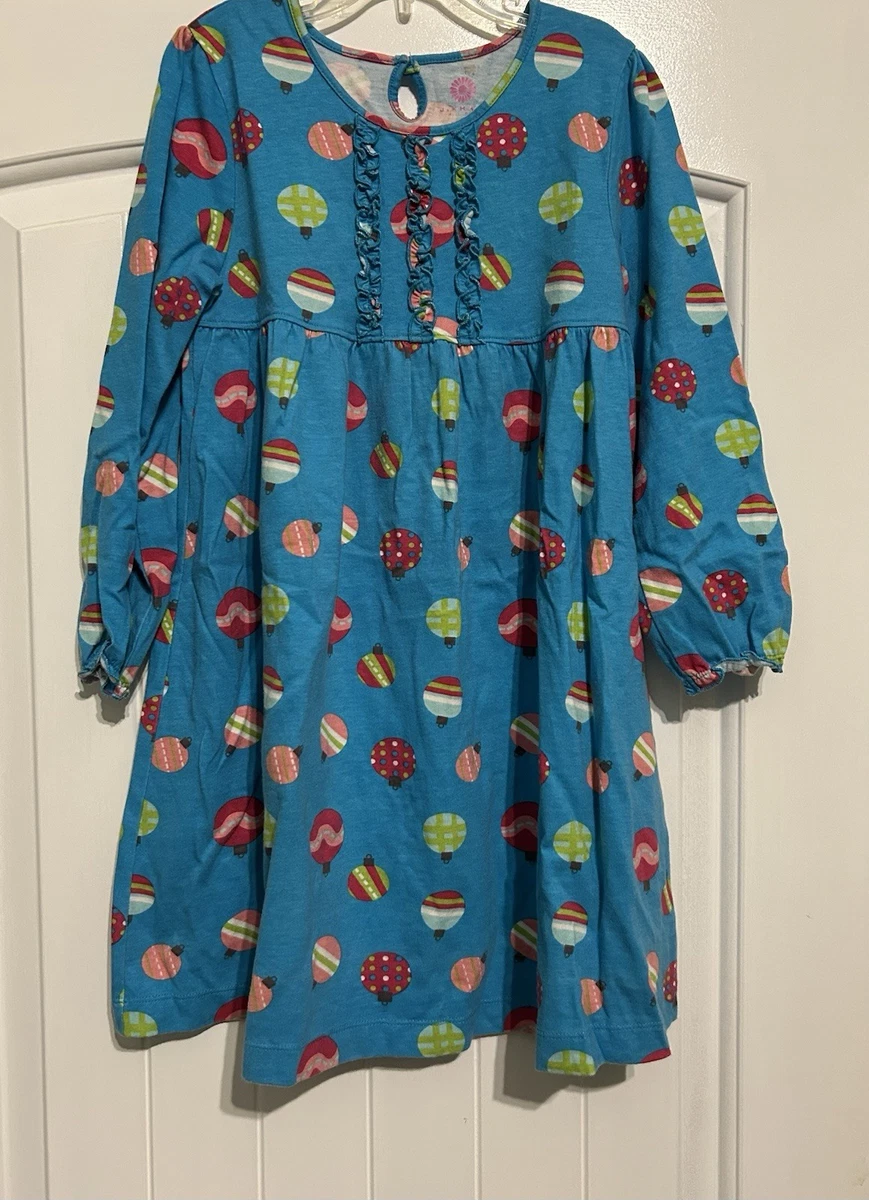 Robe J KHAKI Noël Fille 6 Ans Coton Manches Longues Multicolore – Neuf étiquettes