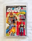 GI Joe ARAH Series 4 1985 Torch v1 -with Uncut Full Card Back