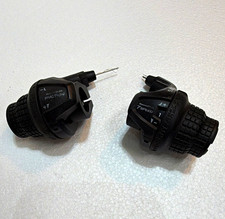 Shimano RevoShift SL-RS25 3x7-Speed Twist Grip Shifter Set Pair Black