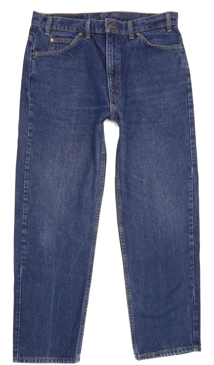 Jean Femme LEVI'S 505 Droite Stretch - Taille 10, Occasion En Excellent état, Coupe Droite