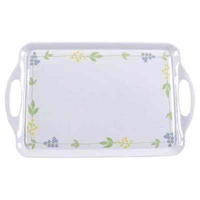 Corning Corelle Secret Garden  Handled Melamine Tray 7808951