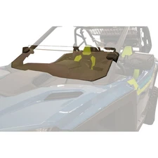 Tusk Removable Half Windshield Clear - Scratch Resistant For Polaris RZR Pro S 4