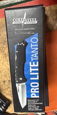 2 knives! Cold SteelPro Lite Clip Point and Tanto Plain Edge