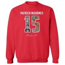 Collage 15 Mahomes-Inspired Graphic - Kansas Fans Unisex Crewneck Sweatshirt
