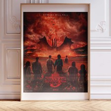 Stranger Things Poster Wall Art A0 Large Print Decor Sci-Fi