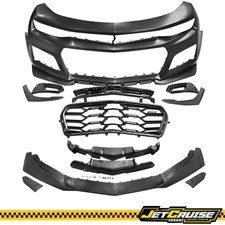 Fits 16-24 Chevy Camaro 1LE Style Front Bumper Cover Conversion Unpainted PP